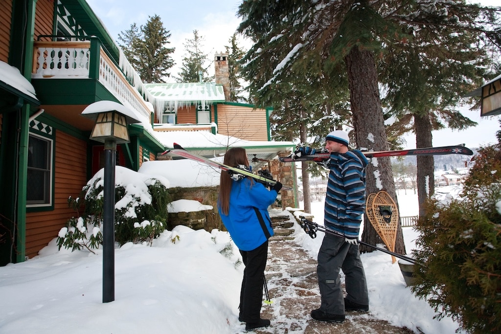 photo of our Deep Creek Lake Bed and Breakfast in the beautiful winter season with fresh fallen snow